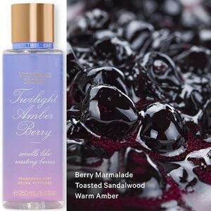 Victoria's Secret Twilight Amber Berry Fragrance Mist 8oz NEW